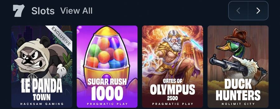Betpanda Casino casino lobby